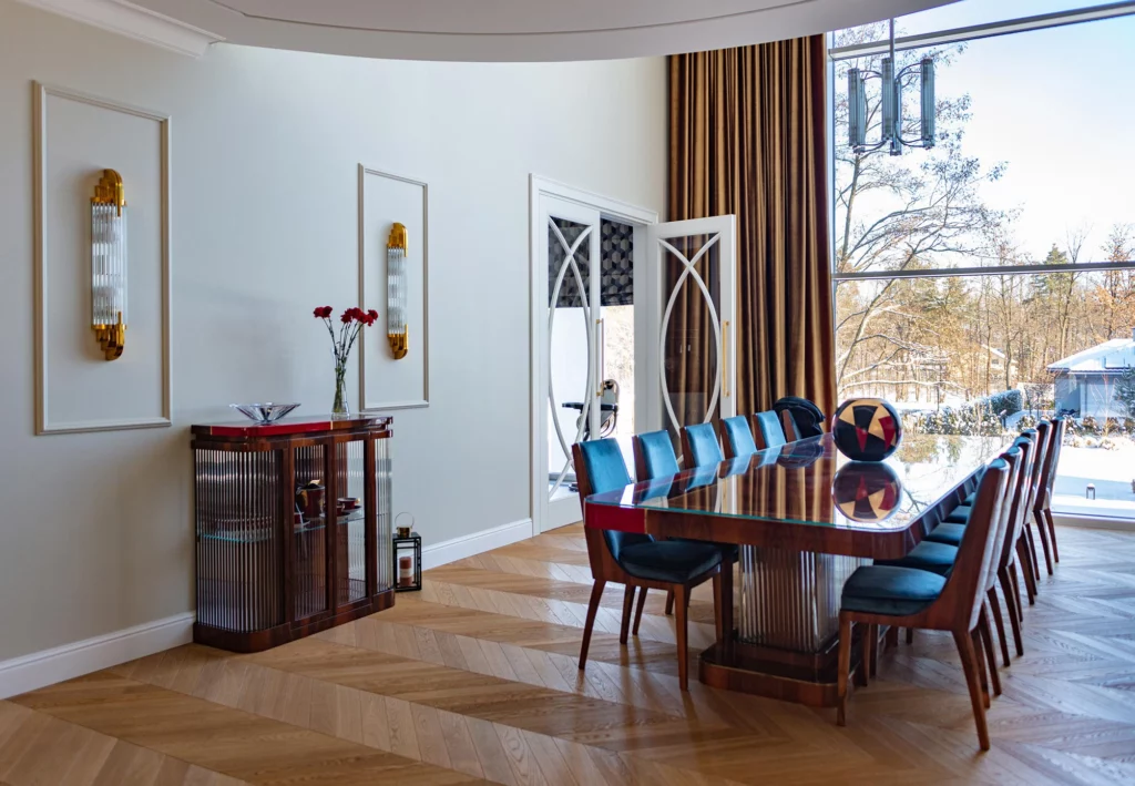 podwójne drzwi przeszklone