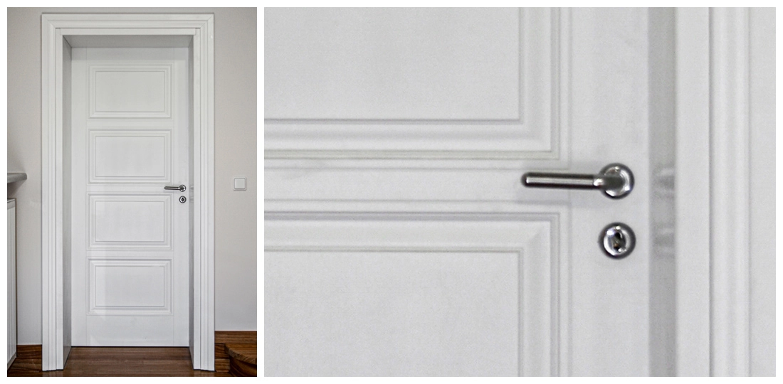 klasyczne drzwi dębowe wewnętrzne