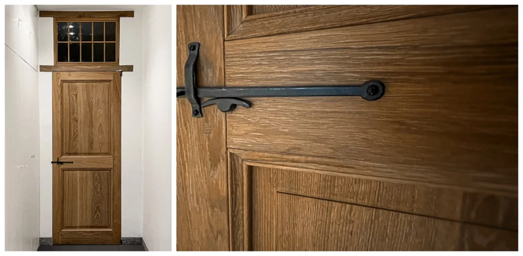 drzwi drewniane z nadstawką na zamówienie