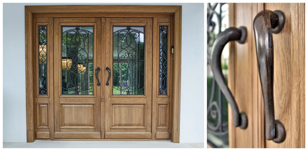 Drzwi zewnętrzne dwuskrzydłowe