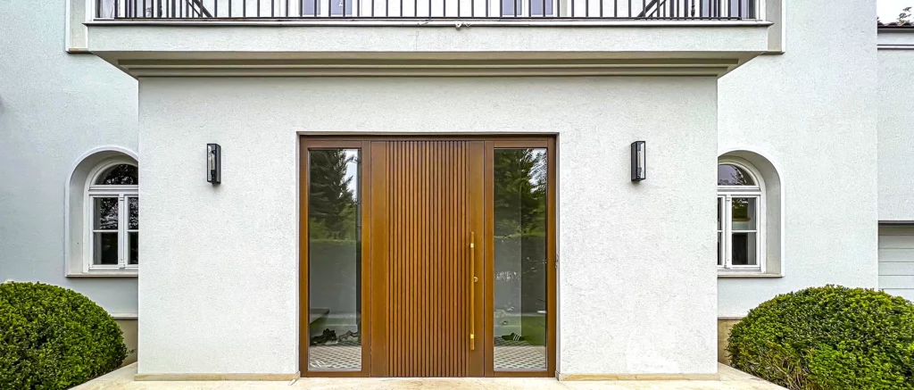 drzwi zewnętrzne dębowe